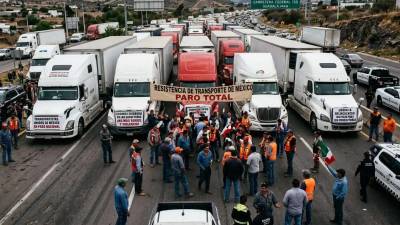 Se dejó claro que ésta es una protesta de laboral y por ello no se interrumpirá el tráfico de las carreteras.