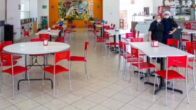 Los comedores industriales resintieron también el impacto con los recortes laborales en las plantas.