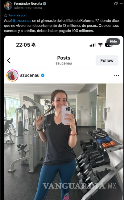 $!Azucena Uresti vs. Fernández Noroña: Desatan guerrilla en redes por casa valuada en 12 mdp