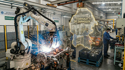 Imagen ilustrativa sobre trabajos dentro de una fábrica de automotores.