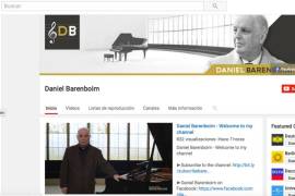 Abre Barenboim su propio canal de Youtube para llegar a los jóvenes