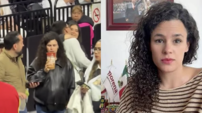 Luisa María Alcalde celebró este lunes su cumpleaños número 39 y horas después apareció en un video durante el concierto de Rosalía, acompañada por el diputado de Morena, Arturo Ávila.