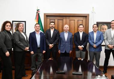 La nueva dirigencia se reunió con el secretario de Gobierno, Óscar Pimentel, para fortalecer la coordinación institucional y la modernización notarial.