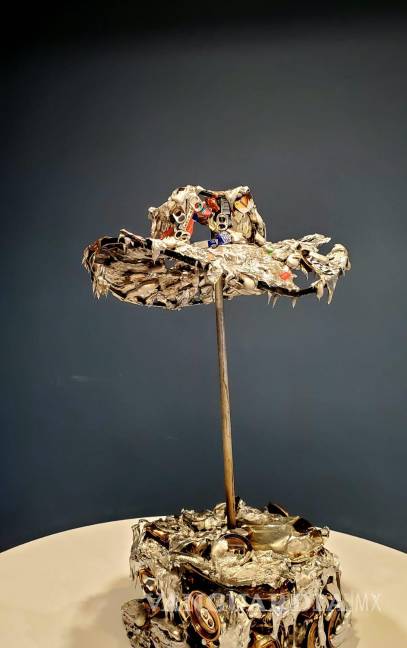 $!Osvaldo Chacón, artista coahuilense, llevará una obra “muy vaquera” a Dubai