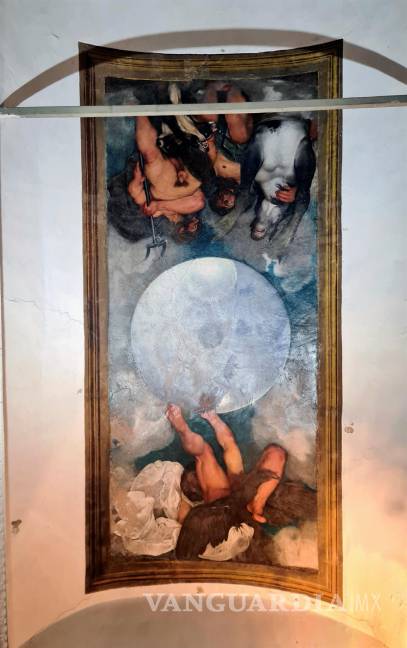$!La Villa de la Aurora de Roma conserva el único mural conocido de Caravaggio. EFE/Gonzalo Sánchez
