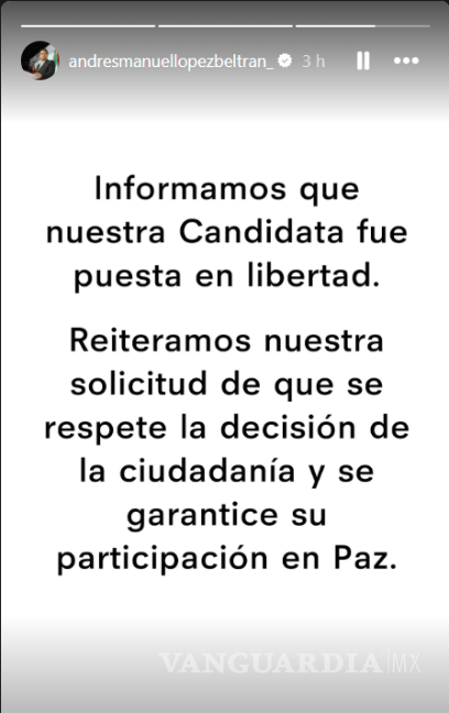 $!Detienen y liberan a Karen Pérez, candidata de Morena, en Durango; fue ‘ilegal’, denuncia Alcalde
