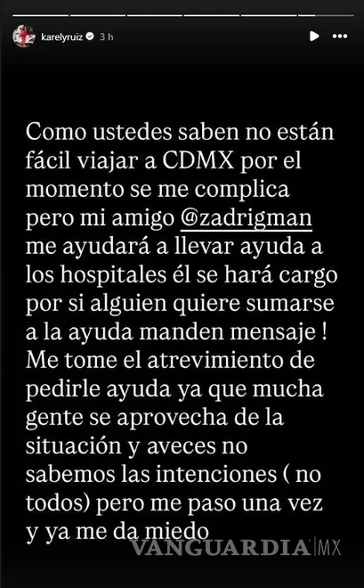 $!Influencers Karely Ruiz y Tammy Parra destacan en redes su apoyo a víctimas de explosión en Iztapalapa