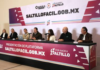 El Ayuntamiento de Saltillo presentó este portal en conferencia de prensa, destacando la agilidad que se tiene para pagar el predial.