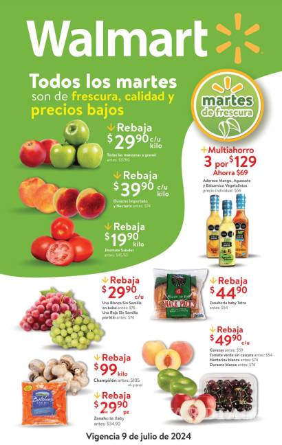 $!Estas son las mejores ofertas del Martes de Frescura de Walmart del 09 de julio