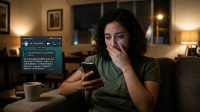 Una foto efímera o de solo una visualización, es la herramienta de extorsión para una nueva estafa por WhatsApp, la cual no sólo apela a la curiosidad, sino que también a la culpabilidad.