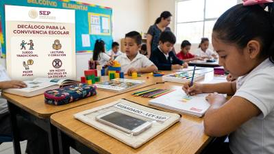 ¡Es oficial! La Secretaría de Educación Pública (SEP) oficializó el acuerdo de restricción de celulares en los salones de clases de México en el Diario Oficial de la Federación (DOF).