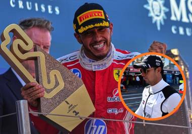 Hamilton hizo la épica y tuvo su primera conquista con Ferrari, mientras que el mexicano Checo Pérez vuelve a quedarse fuera de puntos.