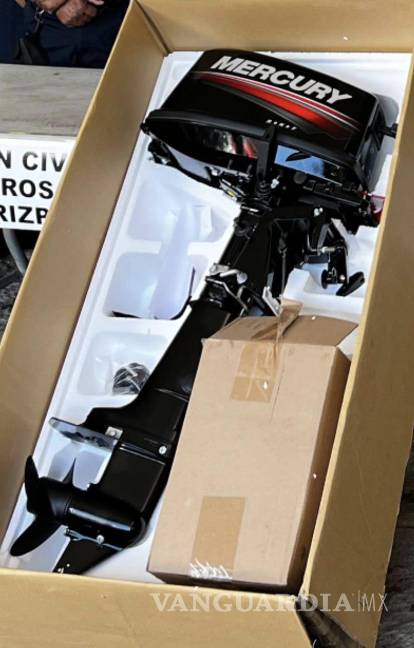 Donan motor fuera de borda a Protección Civil y Bomberos de Ramos Arizpe