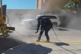 El programa “Aquí Andamos” ejecuta las labores de mantenimiento en diversas zonas de la ciudad
