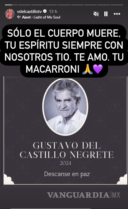 $!Verónica del Castillo compartió su pérdida a través de Instagram.