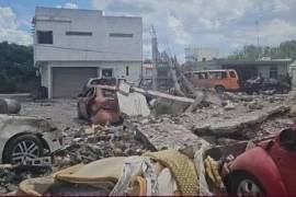 Una explosión se registró en una casa cerca de la escuela secundaria número 6 ‘Carmen Serdán’, en la colonia Módulo 2000, en Reynosa, Tamaulipas.