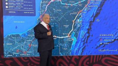 Se está ‘reparando’ caverna afectada por columna de Tren Maya, señaló Obrador