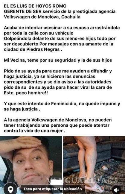 $!Citlaly Monserrat denunció la agresión de su esposo en Monclova; Fiscalía investiga intento de feminicidio.