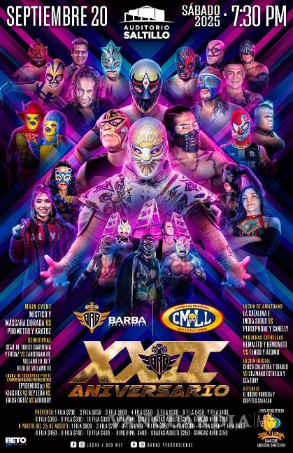 $!Esta será la cartelera ddel