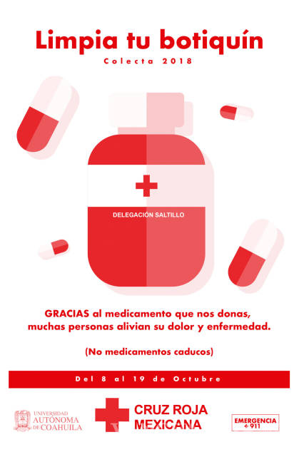 $!Colectan 300 escuelas medicamento para la Cruz Roja de Saltillo