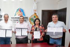Ramos Arizpe y la Fiscalía de Coahuila firmaron tres acuerdos de colaboración para fortalecer la seguridad y protección de personas.