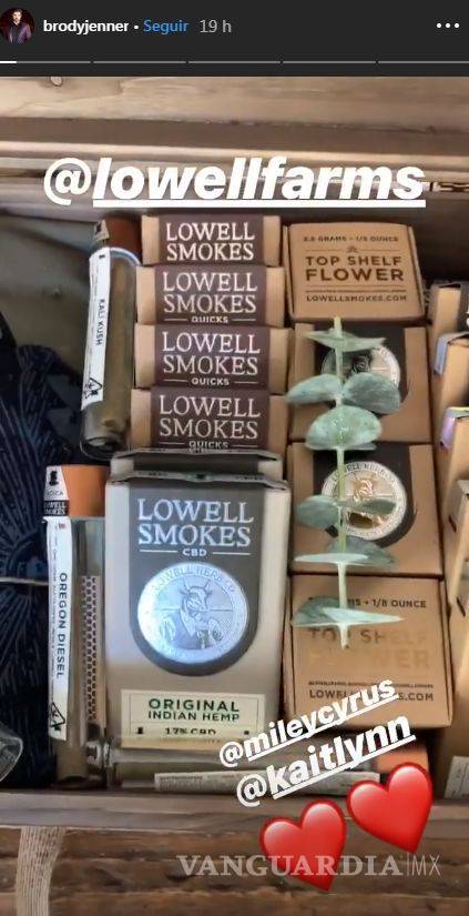 $!Miley envía ramo de marihuana a ex novio de Kaitlynn Carter como regalo de cumpleaños