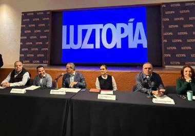 En las instalaciones del Museo de Arte Contemporáneo (Marco), en Monterrey, se dieron a conocer los detalles de Luztopía 2025. FOTO: ARACELY CHANTAKA