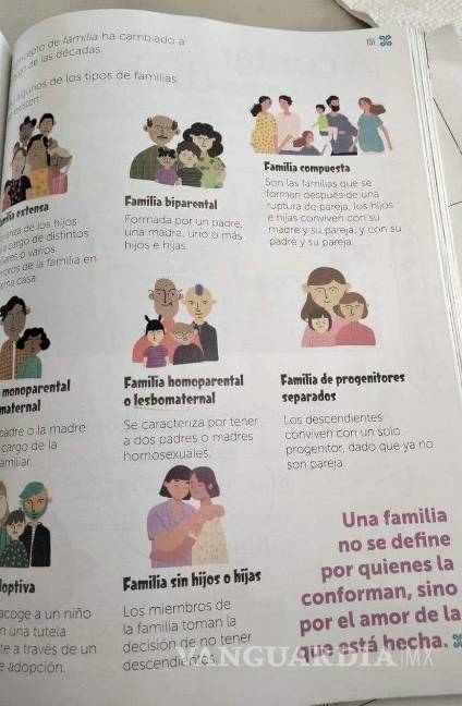 $!Descripción de los tipos de familias.