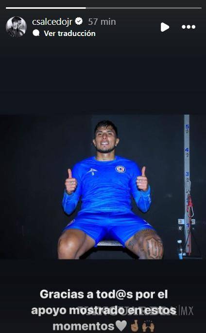 $!Salcedo habría estado negociando su salida del Cruz Azul en días previos.