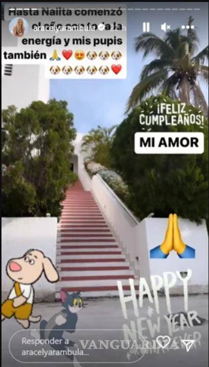 $!“La Chule” publicó una felicitación para su hijo.
