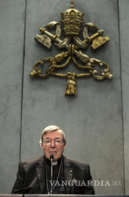 $!Renuncia tesorero del Vaticano para defenderse de acusaciones de abuso sexual en Australia