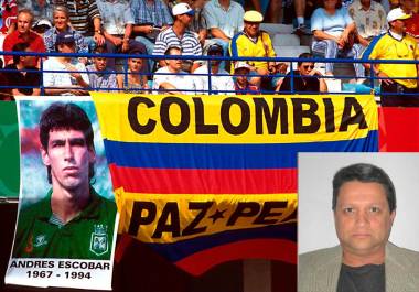 La ejecución del defensa Andrés Escobar conmocionó al mundo del deporte, ya que la mafia no le perdonó que haya anotado un autogol, que fue factor de la eliminación de Colombia en el Mundial Estados Unidos 94.