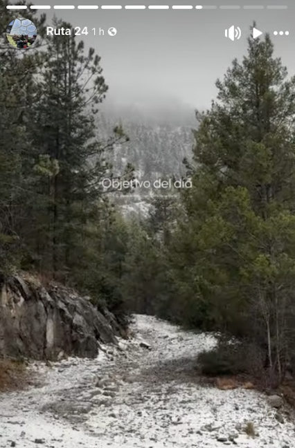 $!Ruta 24 compartió imágenes del fenómeno y documentó la experiencia a través de sus redes sociales.