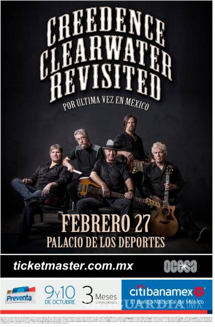$!Creedence Clearwater Revisited anuncia último concierto en México