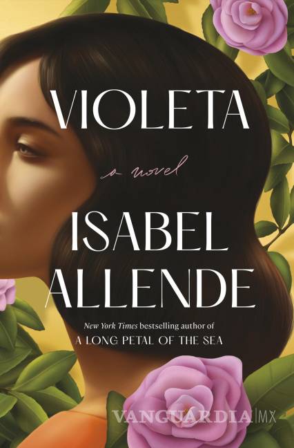 $!En esta imagen difundida por Ballantine, la portada de Violeta de Isabel Allende, en su edición en inglés. AP/Ballantine