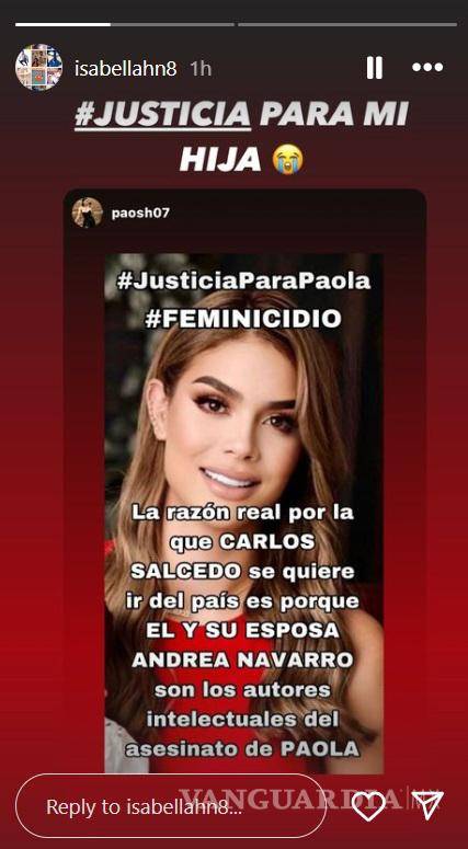 $!Así es el posteo que la señora subió en su cuenta personal de Instagram.