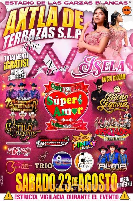 $!¿Un sueño hecho realidad? Así fueron los XV años de Isela Santiago en San Luis Potosí