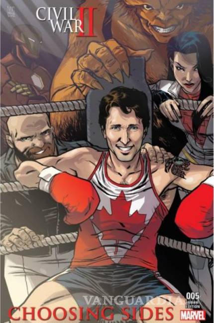 $!Justin Trudeau se une a superhéroes