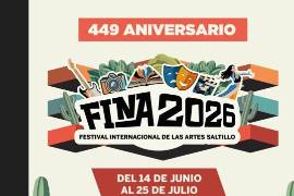 El Centro Histórico de Saltillo será el escenario principal de las actividades inaugurales del Festival Internacional de las Artes 2026.