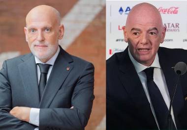Javier Tebas se une a los reclamos de diferentes actores del futbol mundial en el sentido de que Gianni Infantino ya no tiene nada que hacer en la presidencia del organismo rector del futbol.