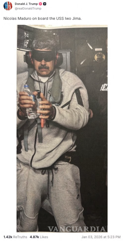 $!Nike y Origin: Detención de Nicolás Maduro, presidente de Venezuela, desata tendencia de ropa