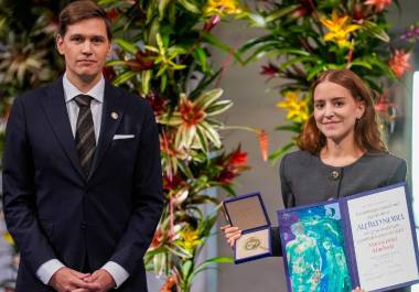 Los organizadores dijeron que ella había “hecho todo lo posible para asistir a la ceremonia de hoy”, pero que “su viaje implicaba un peligro extremo”.