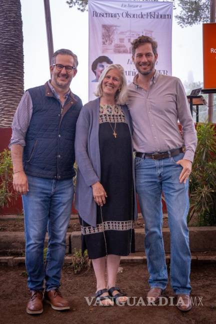 $!Esteban y Emanuel Garza Fishburn, nietos de Rose Mary Carolyn, asistieron al homenaje, recordando el compromiso social que caracterizó a su abuela.