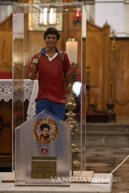 $!La reliquia de primer grado del beato Carlo Acutis será custodiada por la Diócesis de Saltillo.