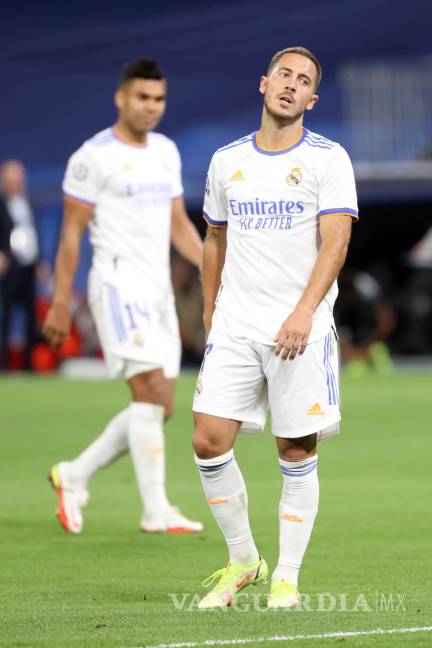 $!El belga del Real Madrid Eden Hazard cierra el top ten de los mejor pagados del fútbol. EFE/EPA/Juanjo Martín
