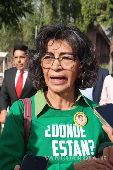 $!“Fuerte Coahuila no fue, se presume que el Gobierno de Coahuila es vanguardista en el tema de derechos humanos, sobre todo en desaparecidos, pero nosotros tenemos otras cifras que no se exponen”, dijo Diana Iris.