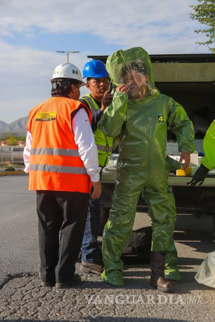 $!Realizan simulacro en Torreón por Día Nacional de Prevención en Emergencias
