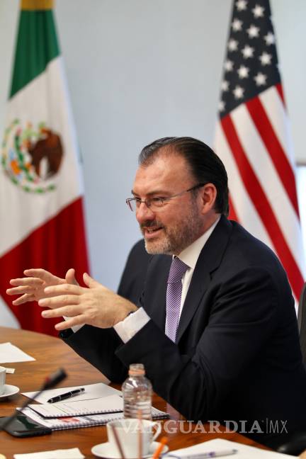 Reduciría apoyo en seguridad con EU, advierte Luis Videgaray