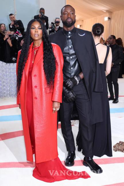 $!Gabrielle Union y Dwyane Wade llegan a la Met Gala.