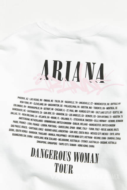 $!Ariana Grande y Urban Outfitters revelan colección exclusiva de ropa del Tour Dangerous Woman